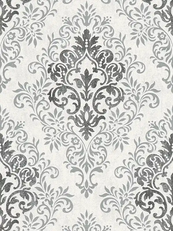 Tapeta 33924-1 Jette 4 AS Creation barokowa metaliczny ornament - szara Popularny