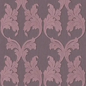 Tapeta 95628-5 Tessuto AS Creation tapeta tekstylna z barokowymi motywami – fioletowa Zniżka