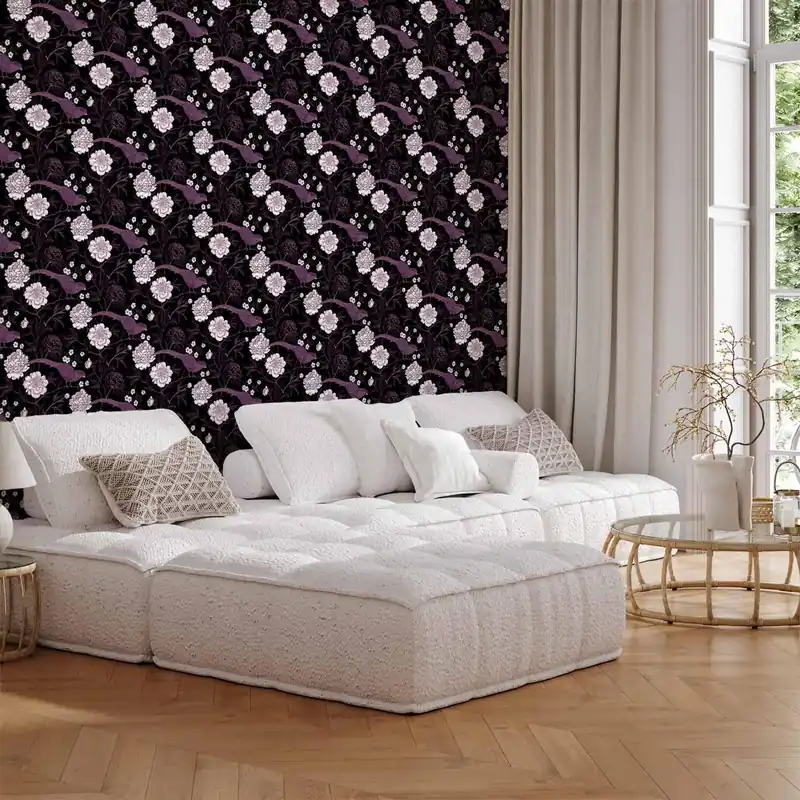 Tapeta - Piwonie i bażanty Oferta czasowa