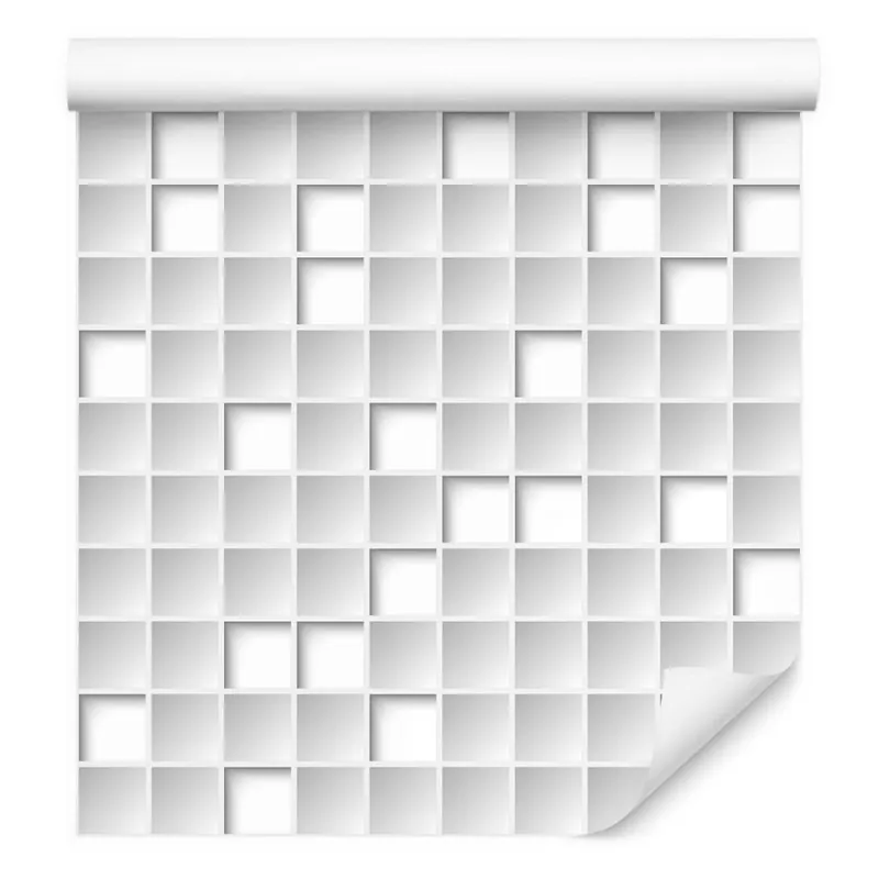 Ekspresowa dostawa Tapeta 3D, Figury Geometryczne, Kwadraty, Salon