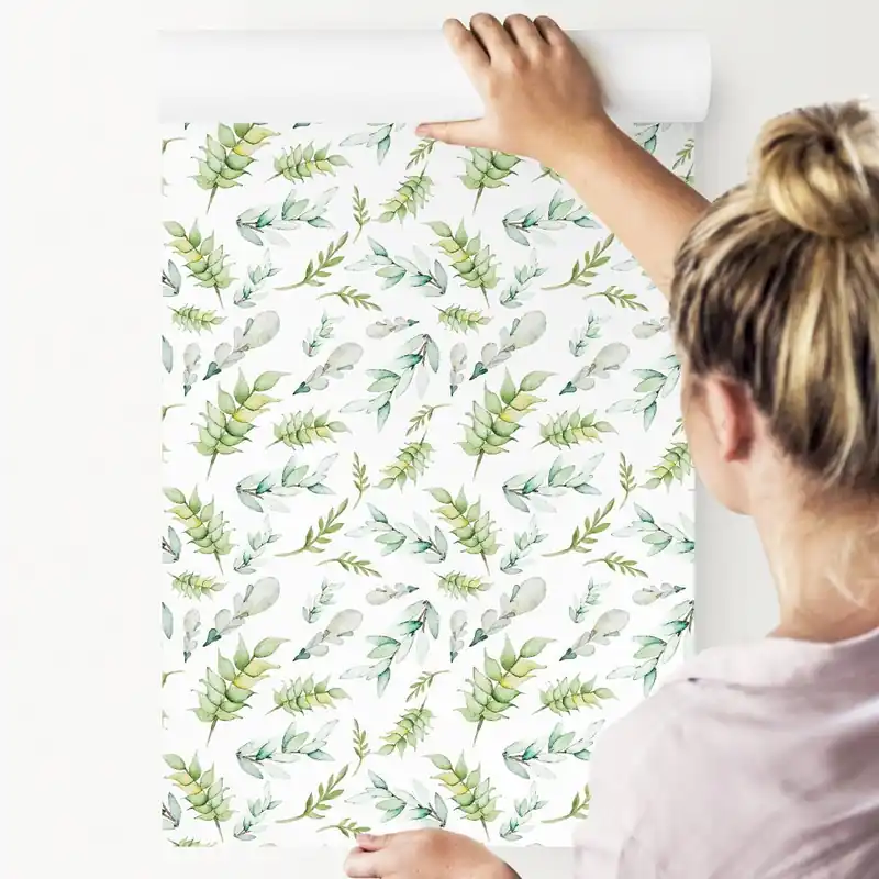 Oferta limitowana Tapeta Akwarelowe Rośliny Leśne