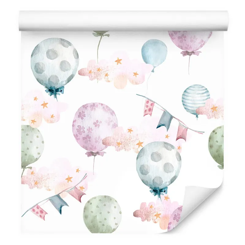 Dodaj do koszyka Tapeta Balony W Delikatnych Kolorach