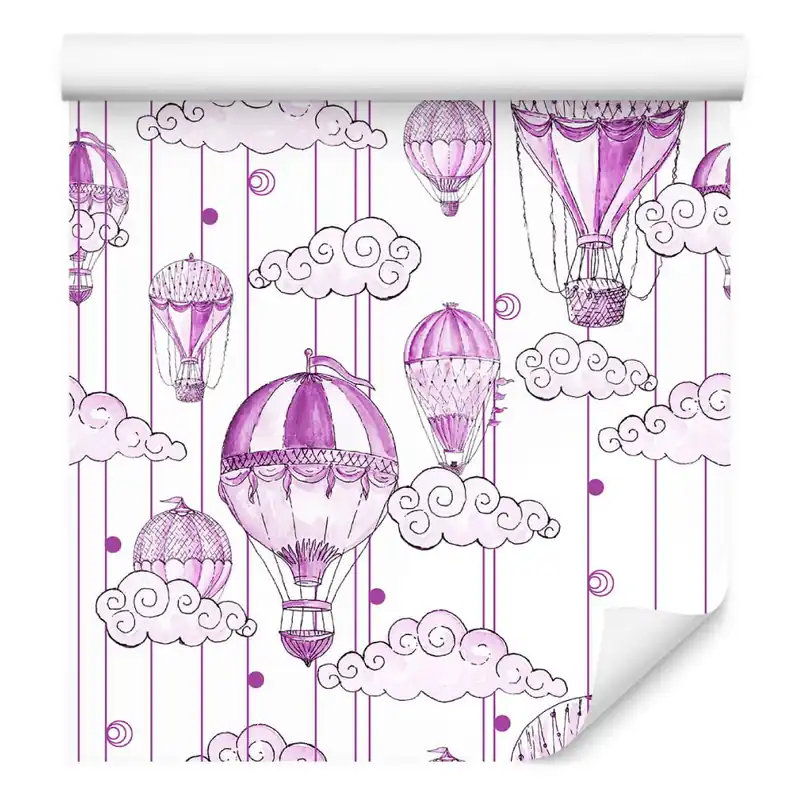 Tapeta Balony W Odcieniach Fioletu Oferta czasowa