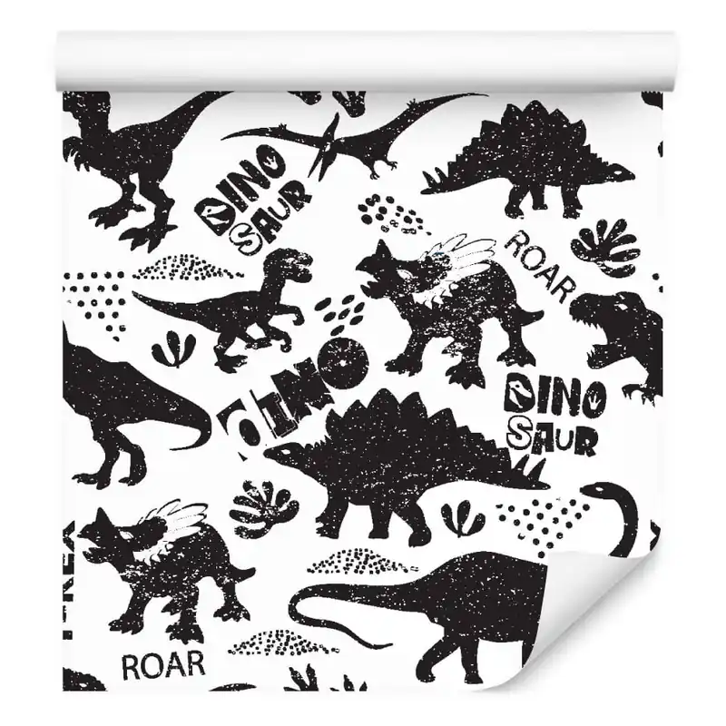 Tapeta Dinozaury Liście, Do Pokoju Dziecka Zamów teraz