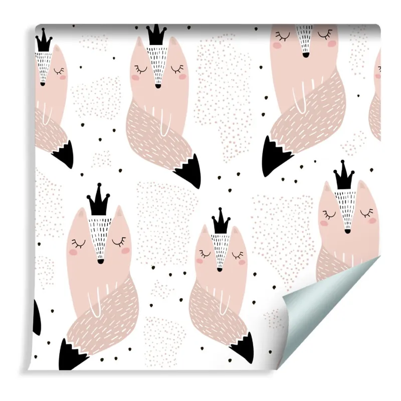 Tapeta Dla Dzieci - Lisie Księżniczki Hit cenowy
