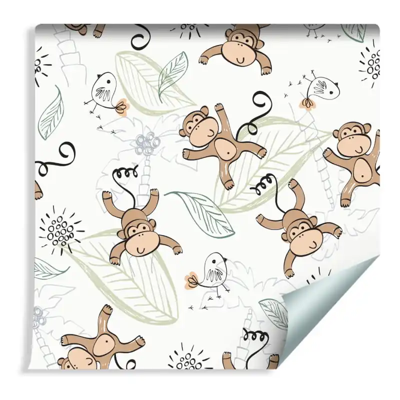 Oferta czasowa Tapeta Dla Dzieci - Małpki