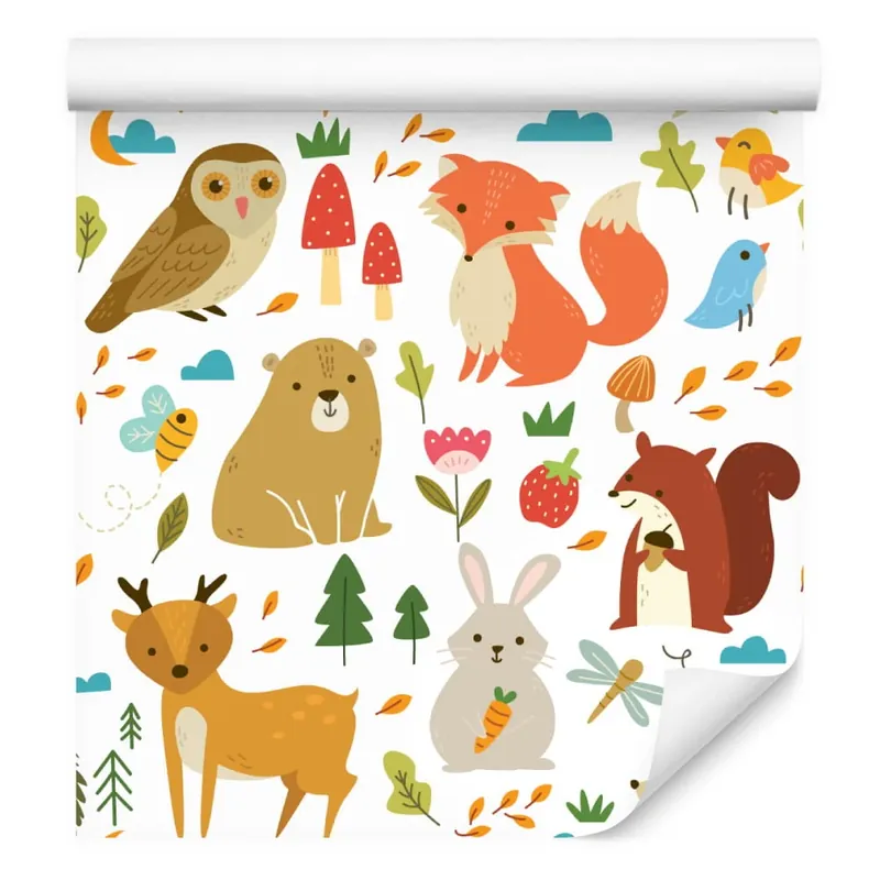 Tapeta Dla Dzieci – Leśne Zwierzęta Oferta czasowa
