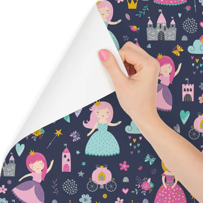 Oferta limitowana Tapeta Dla Dzieci Tęcza Chmury Księżniczki Z Bajki