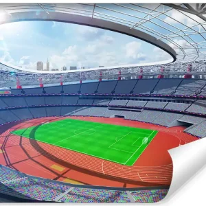 Fototapeta Stadion Piłka Nożna Tylko dziś