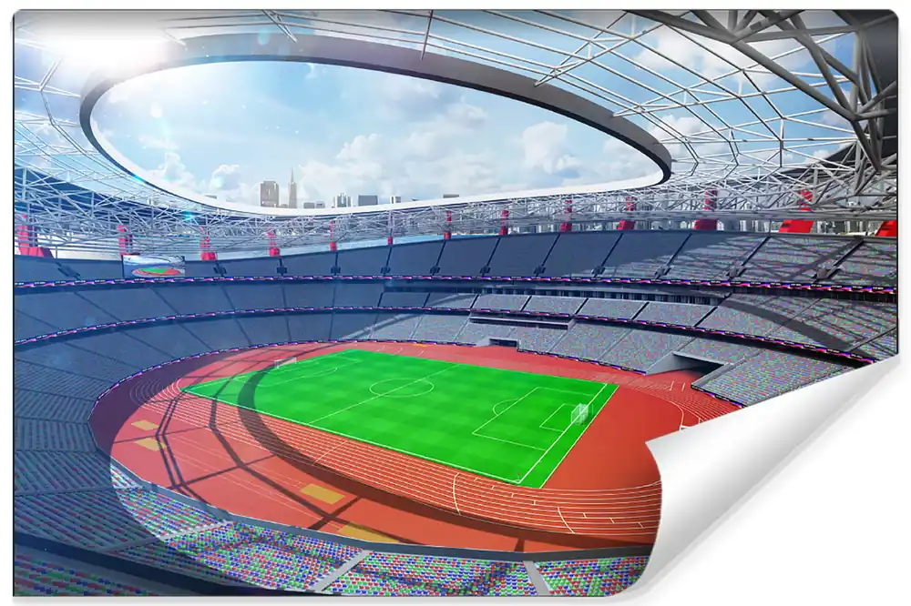 Fototapeta Stadion Piłka Nożna Tylko dziś