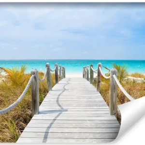 Fototapeta Ścieżka Na Karaibskiej Plaży Rabat