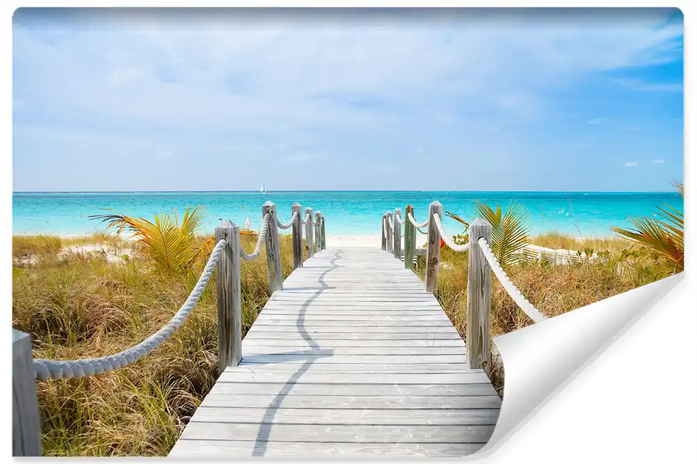 Fototapeta Ścieżka Na Karaibskiej Plaży Rabat