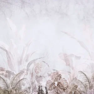 Wyjątkowa oferta Fototapeta Tropical Trees And Leaves For Digital Printing Wallpaper, Custom Design Wallpaper - 3D