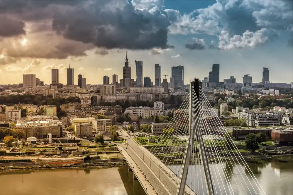 Zniżka Fototapeta Warszawska Panorama