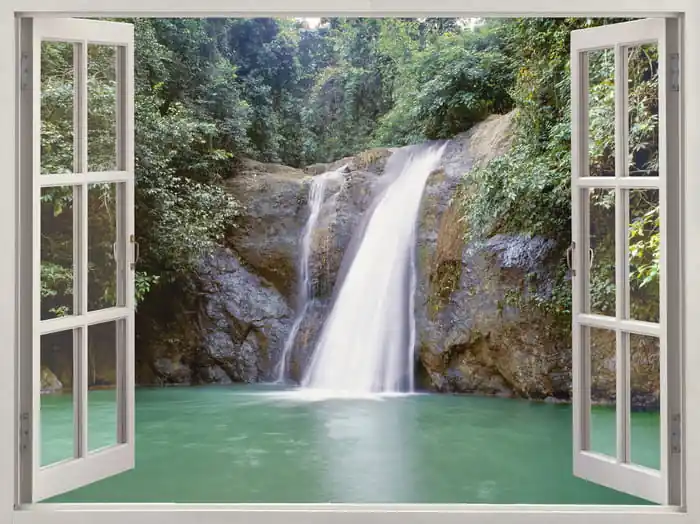 Cena promocyjna Fototapeta Waterfall Near Iligan Town, Mindanao, Philippines