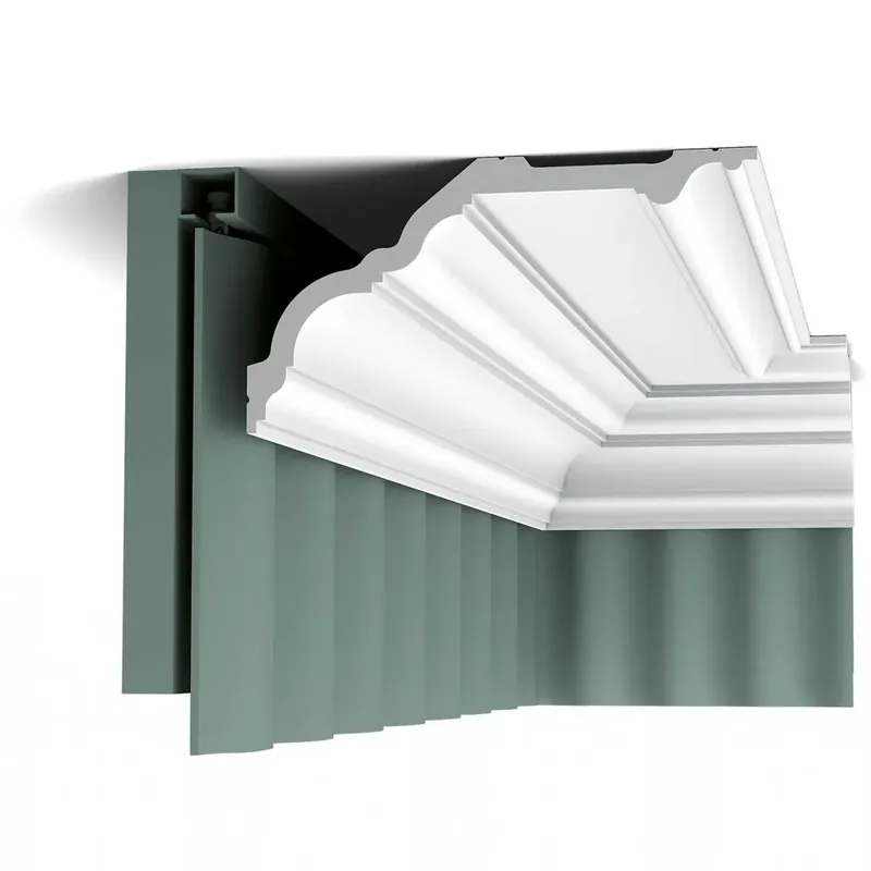 Tani Listwa do zabudowy karnisza C340 (25,6×13,5×200cm) Orac Decor