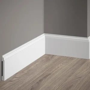 Listwa przypodłogowa MD258P malowana na biało (8,1×1×200cm) Mardom Decor Zamów dziś