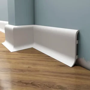 Oferta czasowa Listwa przypodłogowa biała malowana na biało LPC-40M (10×3,2×244cm) Creativa