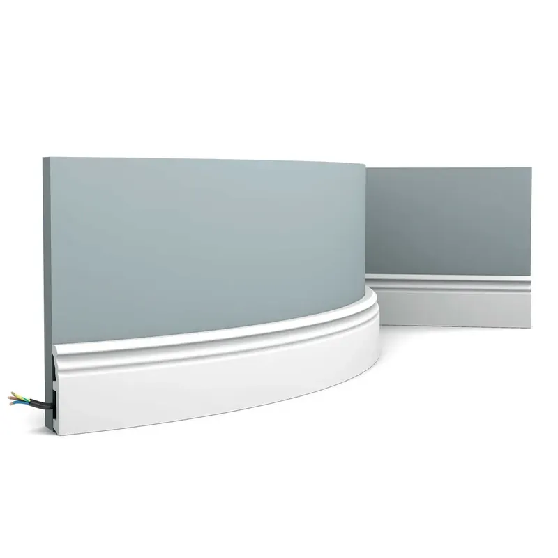 Wysoka jakość Listwa przypodłogowa elastyczna SX195F (8×1,9×200cm) Orac Decor