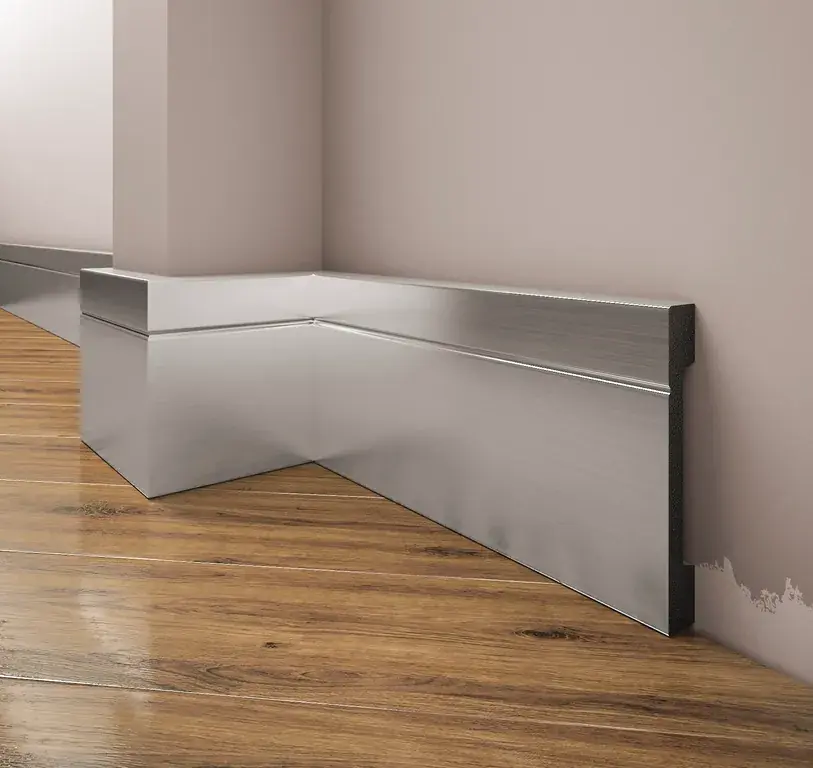 Listwa przypodłogowa LPC-20A kolor aluminium (11×1,6×244cm) Creativa Wyjątkowa oferta