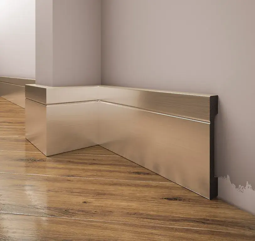Listwa przypodłogowa LPC-20i Inox (11×1,6×244cm) Creativa Rabat