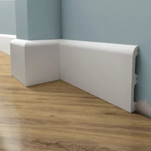 Listwa przypodłogowa malowana na biało LPC-10M (11×1,5×244cm) Ostatnia szansa