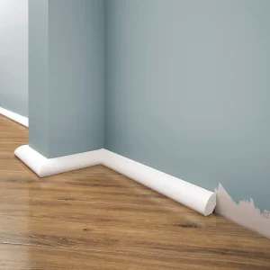 Wybór klientów Listwa przypodłogowa malowana na biało LPC-12M (1,9×1,9×244cm) Creativa