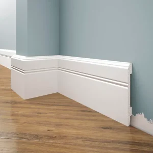 Listwa przypodłogowa malowana na biało LPC-18M (10,7×1,2×244cm) Creativa Tylko do końca tygodnia