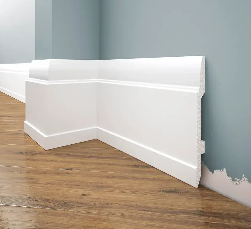 Listwa przypodłogowa malowana na biało LPC-25M (14,4×1,3×244cm) Creativa Hit cenowy