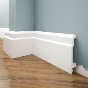 Listwa przypodłogowa malowana na biało LPC-26M (10,3×2,2×244cm) Creativa Ekspresowa dostawa