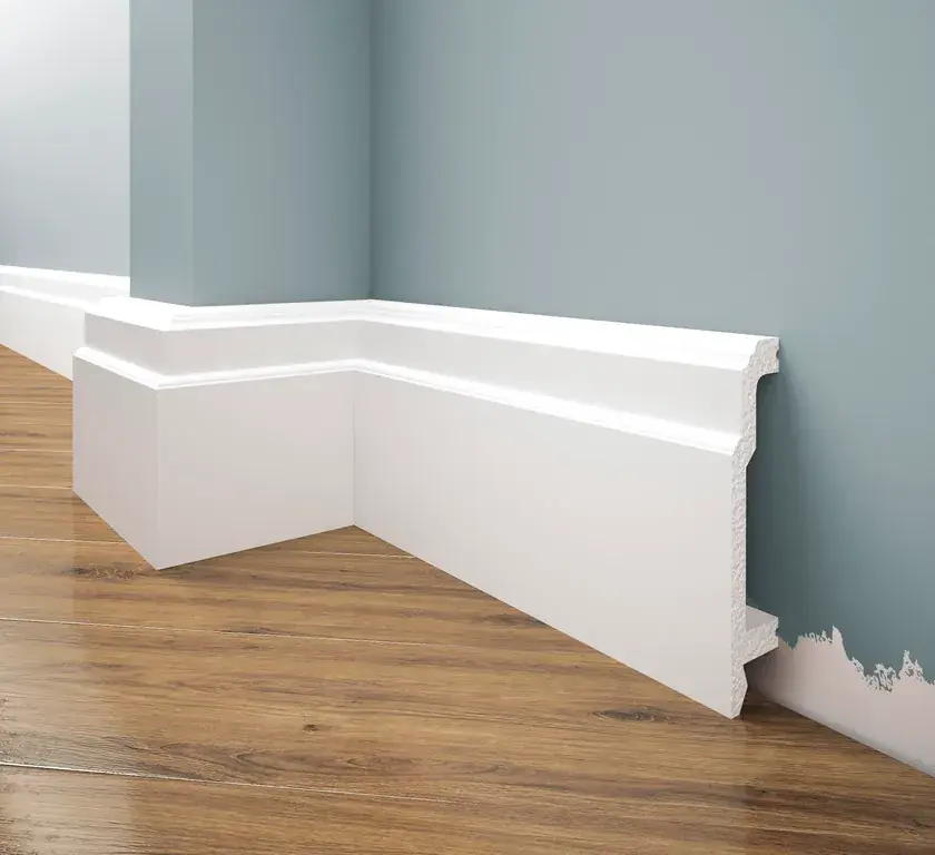 Listwa przypodłogowa malowana na biało LPC-26M (10,3×2,2×244cm) Creativa Ekspresowa dostawa