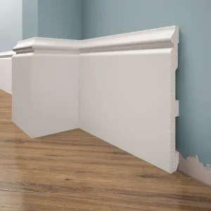 Listwa przypodłogowa malowana na biało LPC-33M (17,5×1,6×244cm) Creativa Promocja