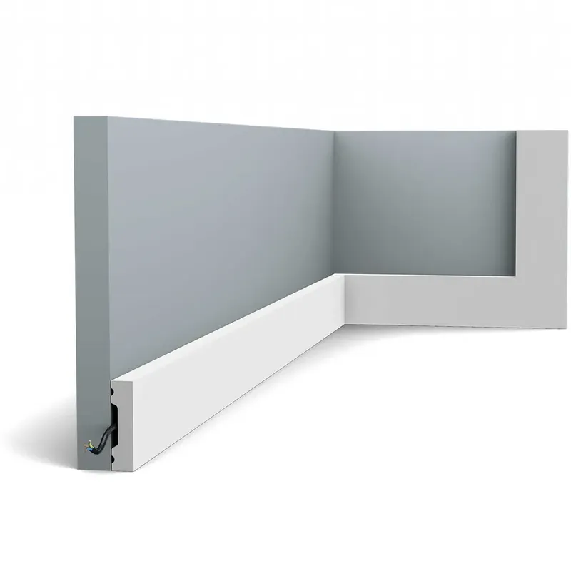 Tylko do końca tygodnia Listwa przypodłogowa malowana na biało SX162-RAL9003 (4×1×200cm) Orac Decor