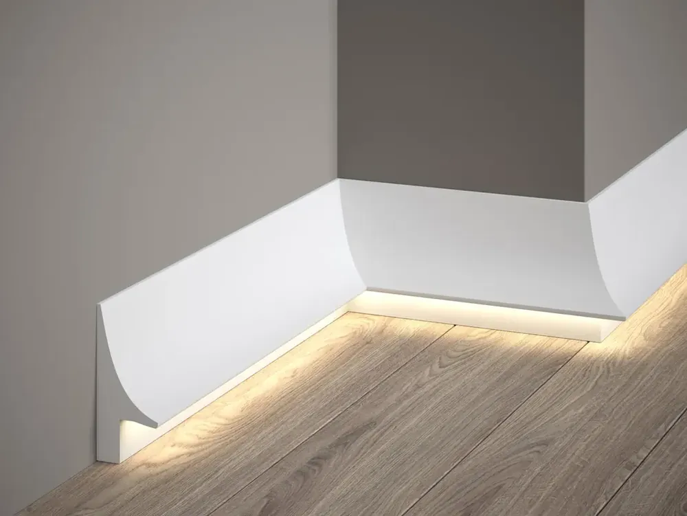 Ograniczona ilość Listwa oświetleniowa biała QL007P (9,3×4×200cm) Mardom Decor