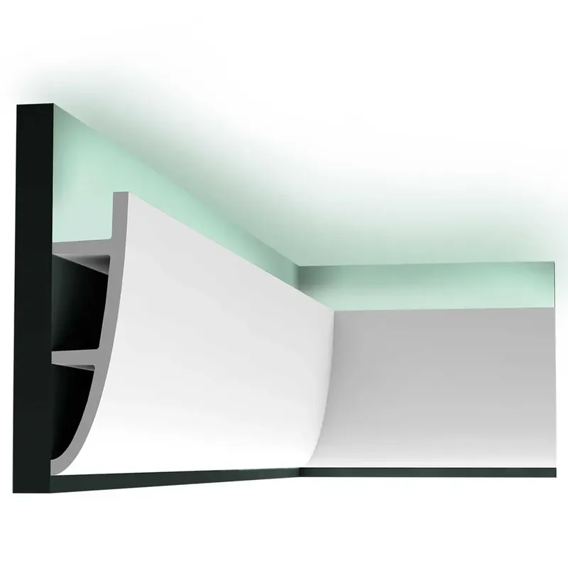Listwa oświetleniowa ścienna C374 (18×5×200cm) Orac Decor Okazja