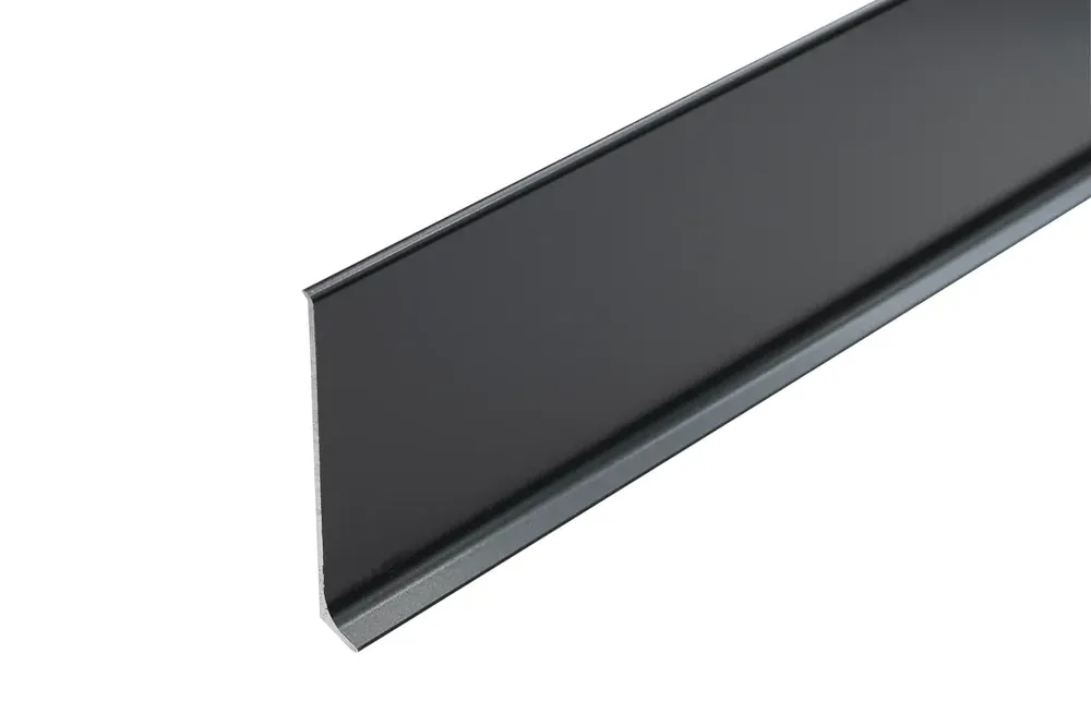 Listwa przypodłogowa aluminiowa LP80 ciemny szary RAL 7021 (8×1×250cm) Creativa Ostatnia szansa