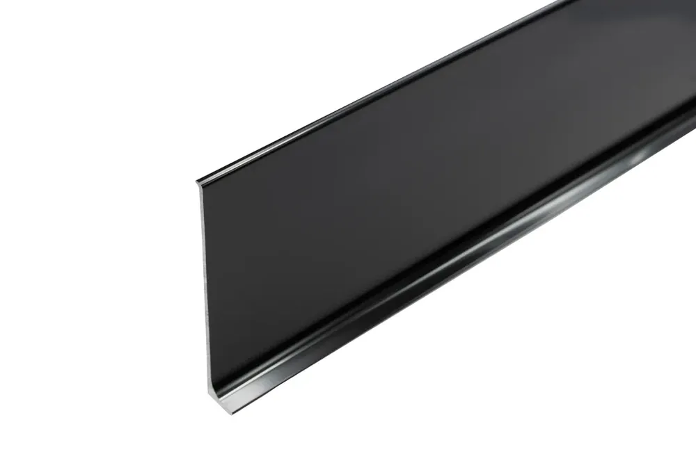 Listwa przypodłogowa aluminiowa LP80 czarna RAL 9005 (8×1×250cm) Creativa Tylko dziś