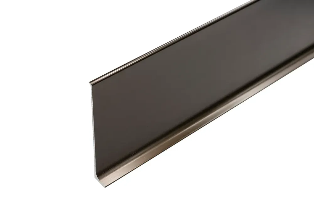 Tylko do końca tygodnia Listwa przypodłogowa aluminiowa szczotkowana LP80 kawa EC40S (8×1×250cm) Creativa