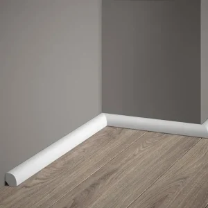 Listwa przypodłogowa MD235P malowana na biało (1,8×1,8×200cm) Mardom Decor Bezpieczna płatność