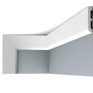 Niska cena Listwa przysufitowa SX183-RAL9003 malowana na biało (1,3×7,5×200cm) Orac Decor