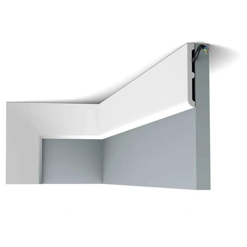 Listwa przysufitowa SX184-RAL9003 malowana na biało (1,3×11×200cm) Orac Decor Kup online