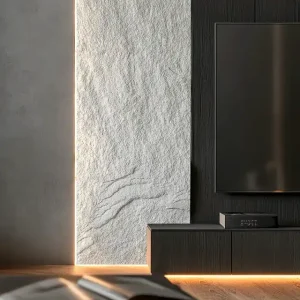 Panel ścienny 3D imitacja kamienia Santero H1 Puresense Stone Touch (80×4×260cm) Murso Taniej