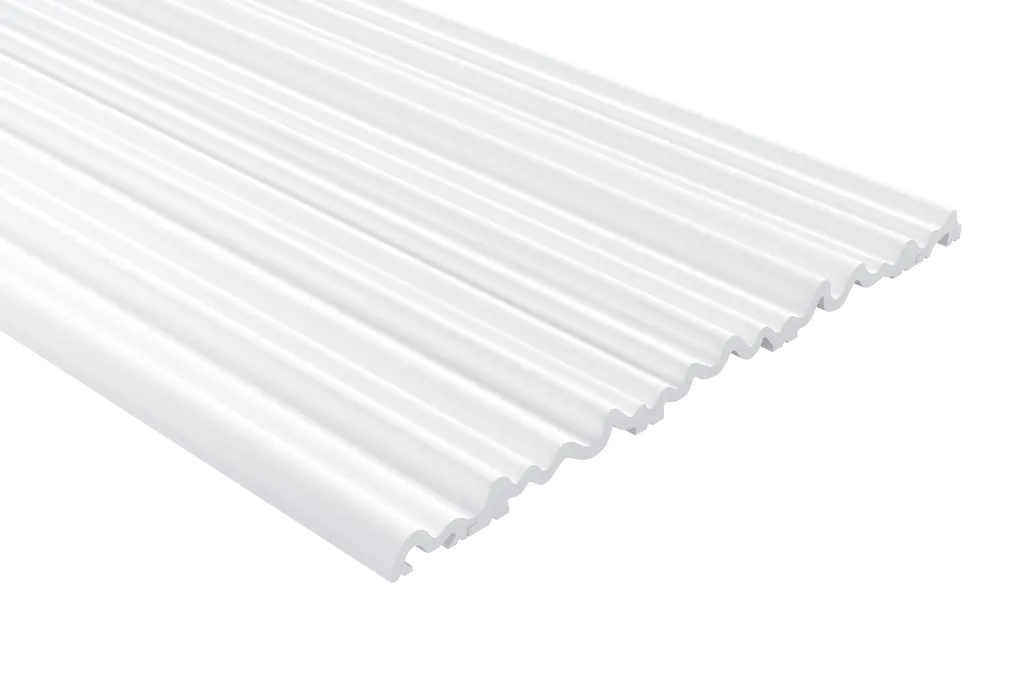 Panel ścienny premium pomalowany na biało WP005TP Aria 200 cm (25×1,9×200cm) Mardom Decor Promocja