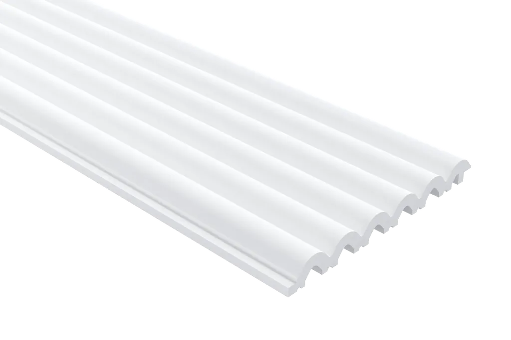 Panel ścienny premium pomalowany na biało L0401TP Sereno 200 cm (12,5×1,25×200cm) Mardom Decor Dostępne od ręki