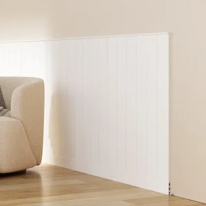 Hit cenowy Zakończenie lewe panela ściennego BW001LTP malowana na biało 200 cm (12×1,2×200cm) Mardom Decor