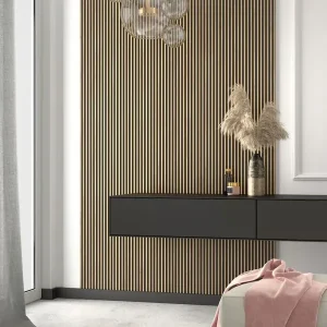 Obniżka ceny Lamele ścienne panel Stretto dąb naturalny L0105T 200 cm (12×1,2×200cm) Mardom Decor