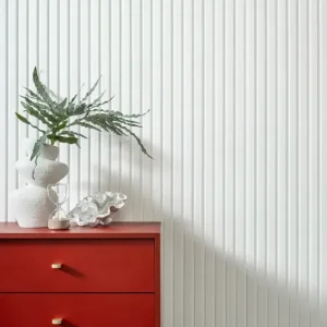 Lamele ścienne panel premium Medio L0201TP 200 cm malowane na biało (12,1×1,2×200cm) Mardom Decor Nie przegap