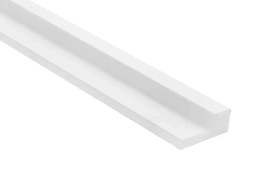 Okazja Zakończenie do lamela Stretto prawe białe L0101R (2,3×1,2×270cm) Mardom Decor