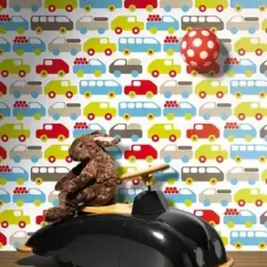Tapeta ścienna w autka auta Kiss for Kids 123901 LAVMI Hit cenowy