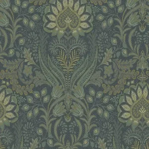 Darmowy zwrot Tapeta ścienna ornamentowa w kwiaty niebieska 99411 Khalili Holden